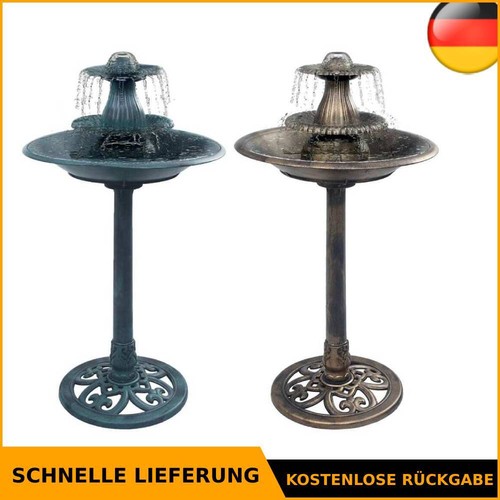 Vogelbad mit springbrunnen - mit,