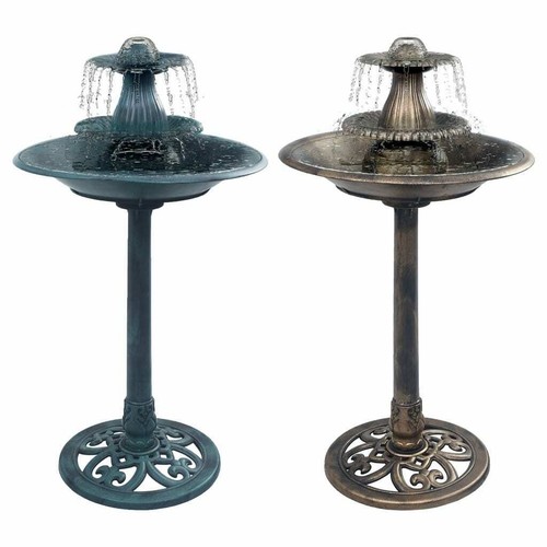 Vogelbad mit springbrunnen - vogelbad,