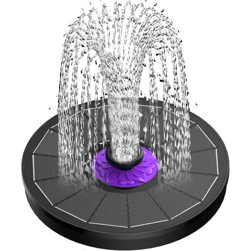 Solarbrunnen vogelbad fontäne - solarbrunnen,