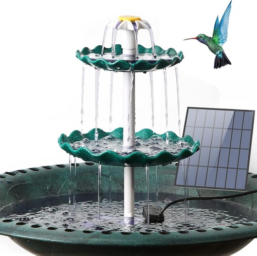 Vogeltränke set solarbrunnen - set,