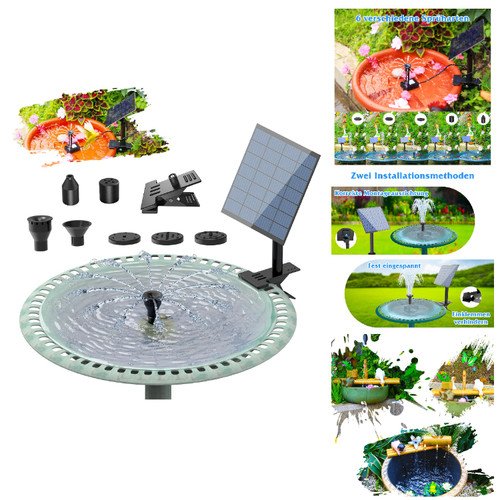 Solarbrunnen mit 6 - solarbrunnen,