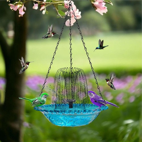 Solar vogeltränke brunnen set - vogeltränke,