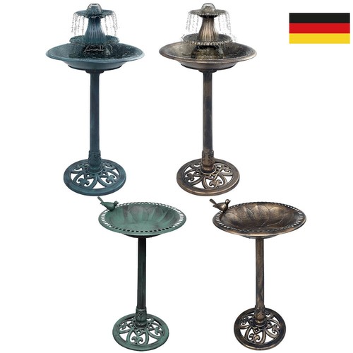 Vogelbad mit springbrunnen - mit,