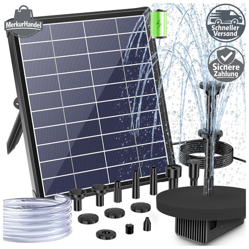 Solar springbrunnen 5w - springbrunnen, 6,5w