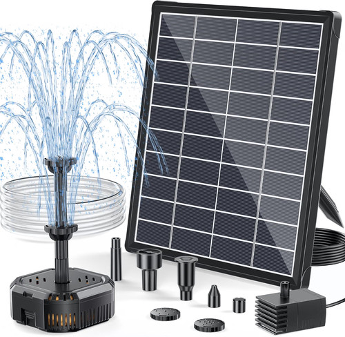 Solar springbrunnen w mit - springbrunnen,