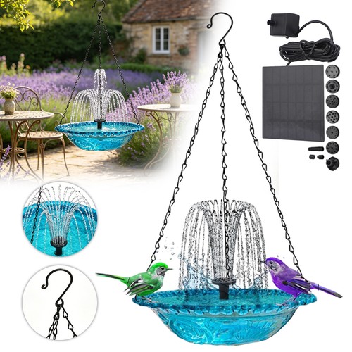 Vogeltränke solar brunnen - vogeltränke,