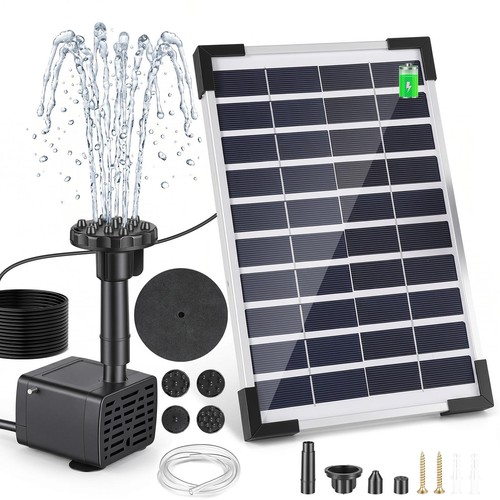 Solar springbrunnen mit - solar,