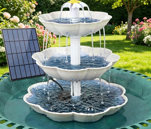 Solar vogeltränke brunnen - vogeltränke,