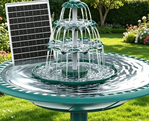 Abnehmbarer diy solarbrunnen - abnehmbarer,